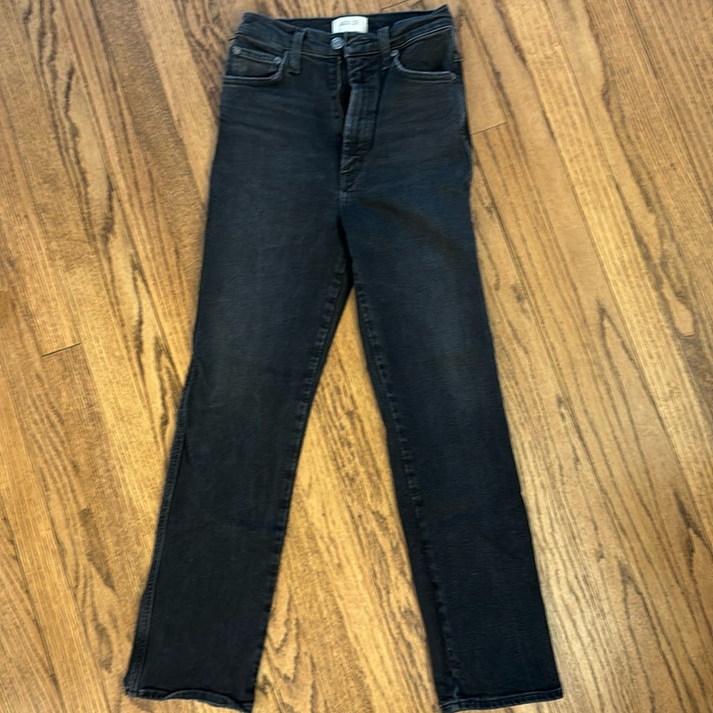 Agolde pinch size 25 in washed black